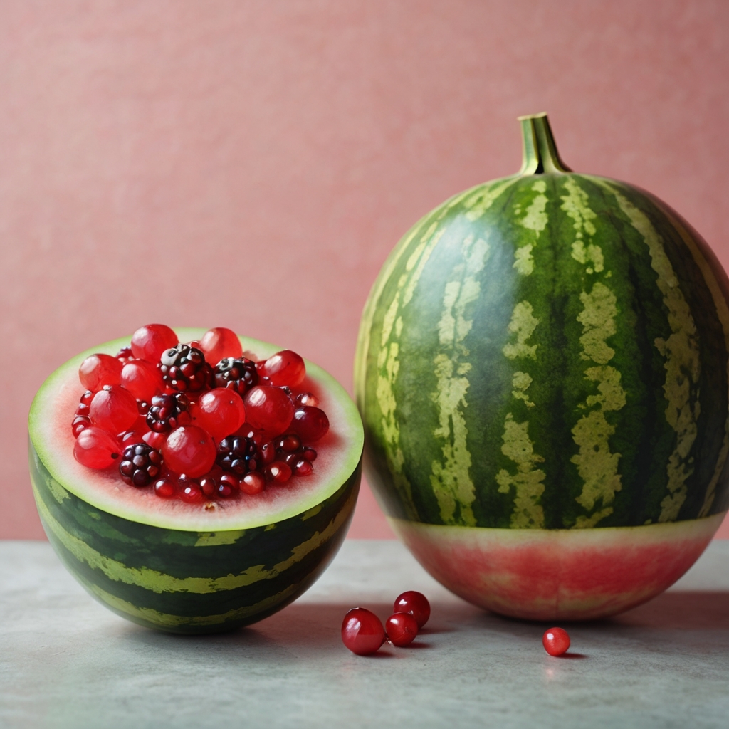 عکس هندوانه در طبیعت