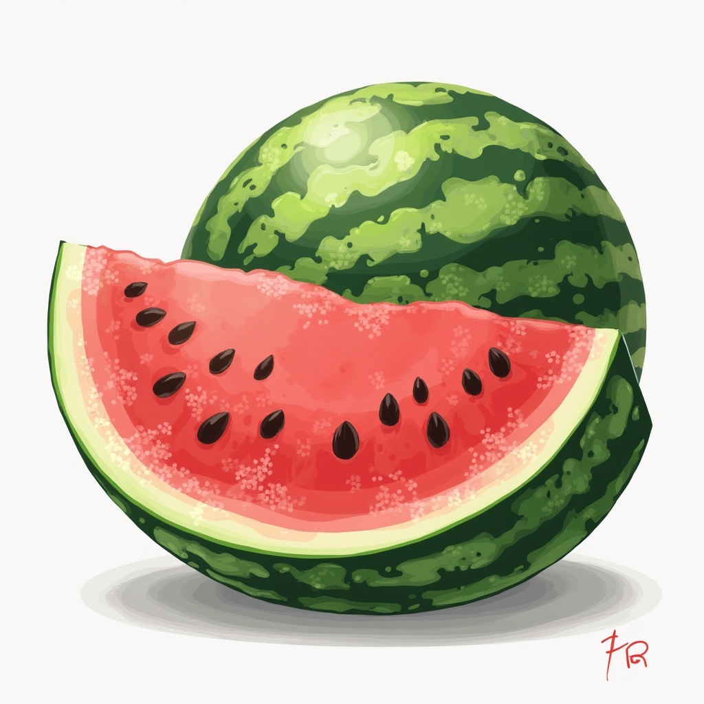 عکس هندوانه در طبیعت