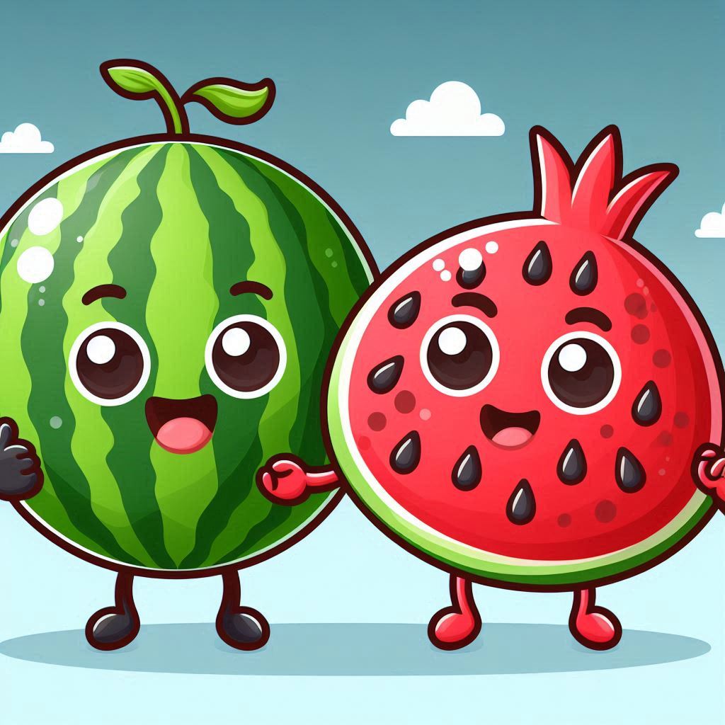 عکس هندوانه در طبیعت