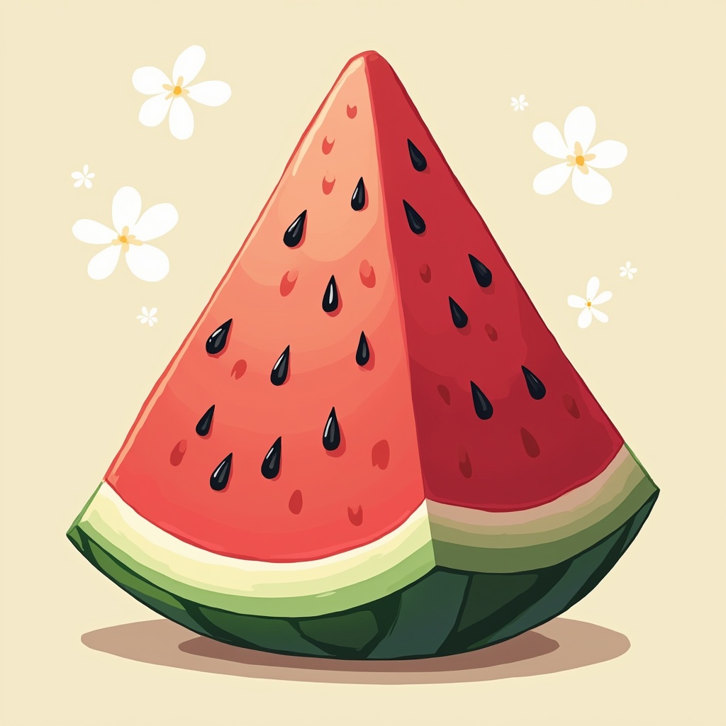 عکس خفن عکس هندوانه و انار برای شب یلدا کارتونی