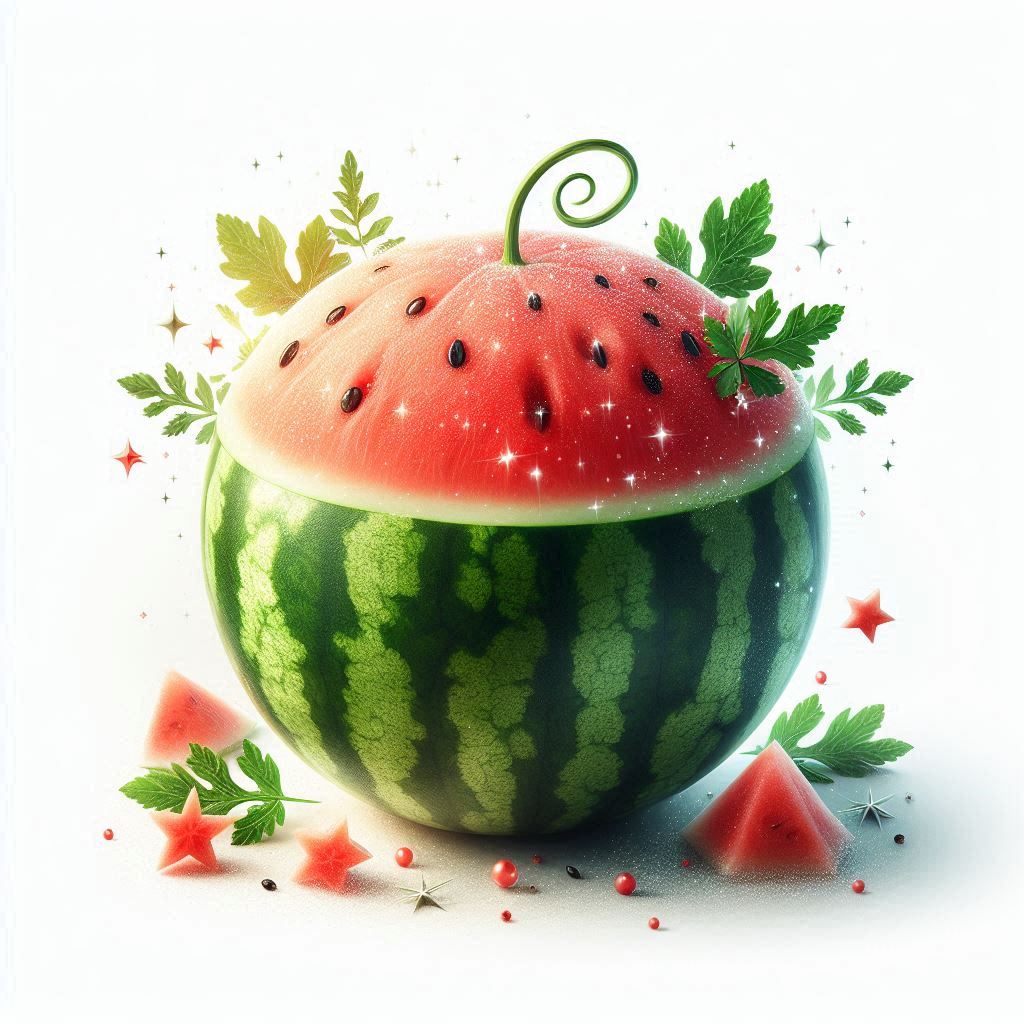 عکس خفن عکس هندوانه و انار برای شب یلدا کارتونی